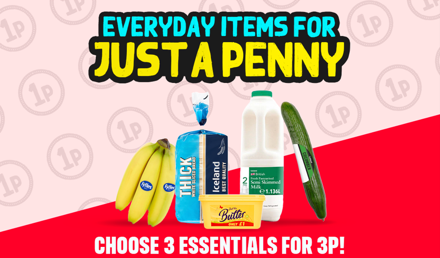Iceland offers 'three for 3p' on everyday essentials - Your Money