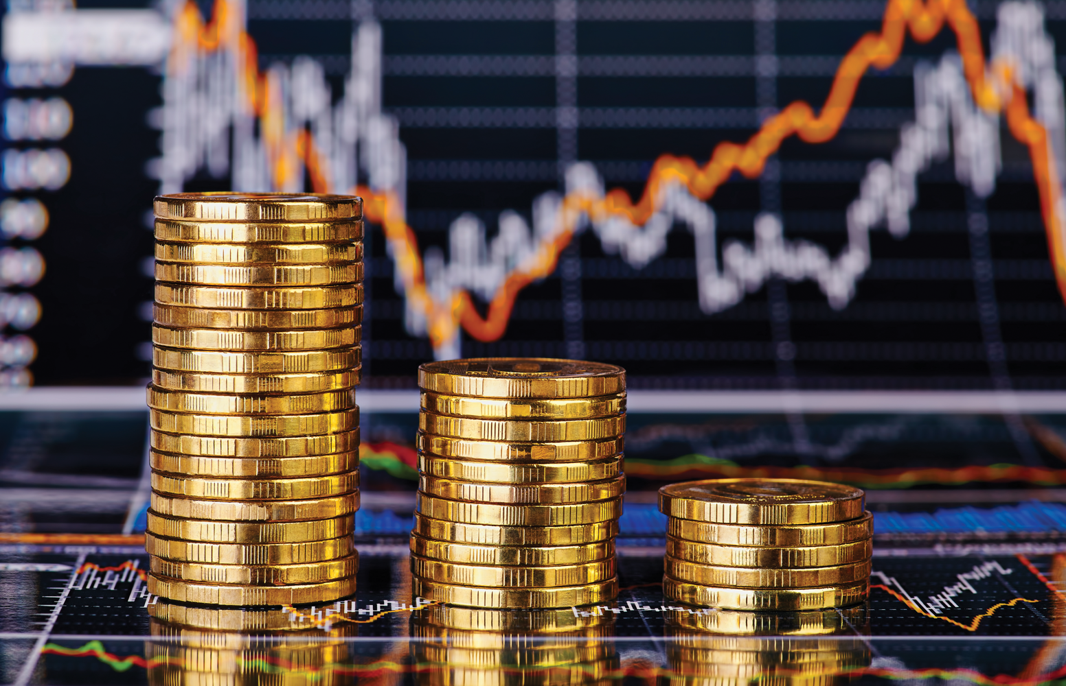 a photo of a stack of coins to denote the rise in fixed bond rates